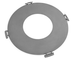 Plaque en acier inox pour Brasero 82 cm avec 4 poignées pour Cook King - Réf 222408