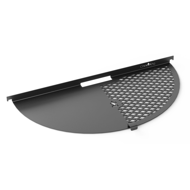 Plaque de cuisson semi-circulaire avec grille 78 cm pour Brasero 80 cm pour Cook King - Réf 222444