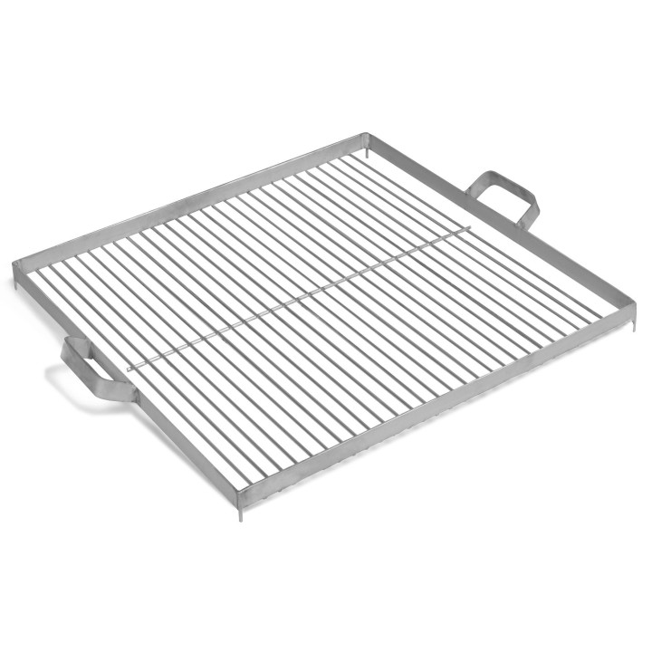 Grille de cuisson en acier inox 58x58 cm pour Brasero 80 cm et 70x70cm pour Cook King - Réf 1112267