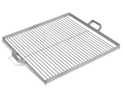 Grille de cuisson en acier inox 50x50 cm pour Brasero 70 cm pour Cook King - Réf 1112266