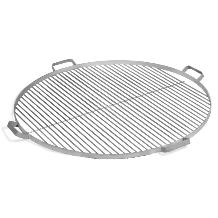 Grille de cuisson en acier inox 70 cm avec 4 poignées à poser sur Brasero pour Cook King - Réf 111285