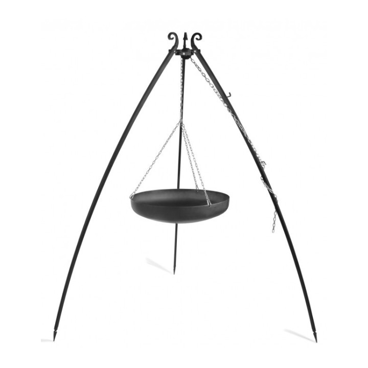 Wok sur Trépied 200 cm– en acier 60 cm pour Cook King - Réf 111013