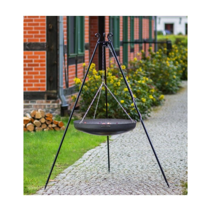 Wok sur Trépied 180 cm– en acier 70 cm pour Cook King - Réf 111011