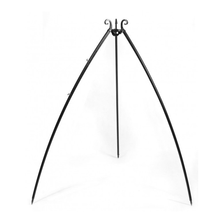 Barbecue 2 Grilles de Cuisson suspendu sur Trépied 200 cm – en acier 70 cm et 40 cm pour Cook King - Réf 22450