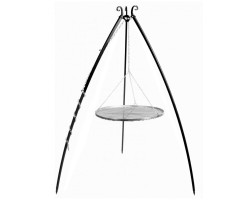 Barbecue Grille de Cuisson suspendu sur Trépied 200 cm – en acier 70 cm pour Cook King - Réf 22008