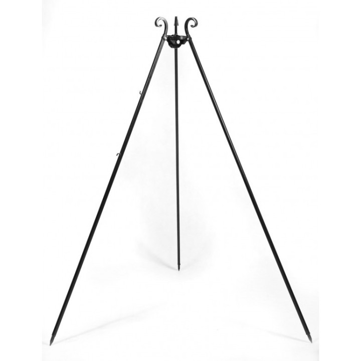 Barbecue Grille de Cuisson suspendu sur Trépied 180 cm – en acier inox 50 cm pour Cook King - Réf 111001