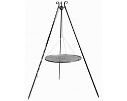Barbecue Grille de Cuisson suspendu sur Trépied 180 cm – en acier 50 cm pour Cook King - Réf 111220