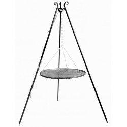 Barbecue Grille de Cuisson suspendu sur Trépied 180 cm – en acier 50 cm - Réf 111220