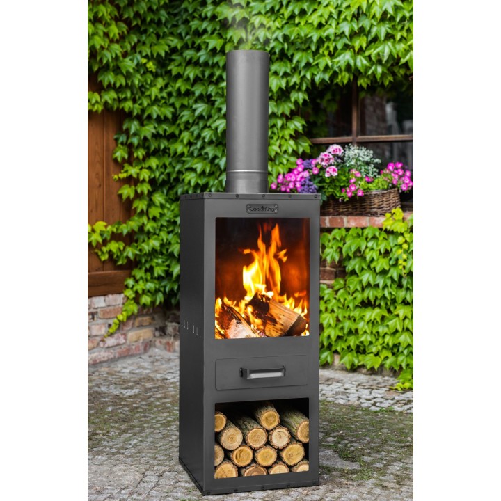 Cheminée d'extérieur «ROSA» pour Cook King - Réf 111485