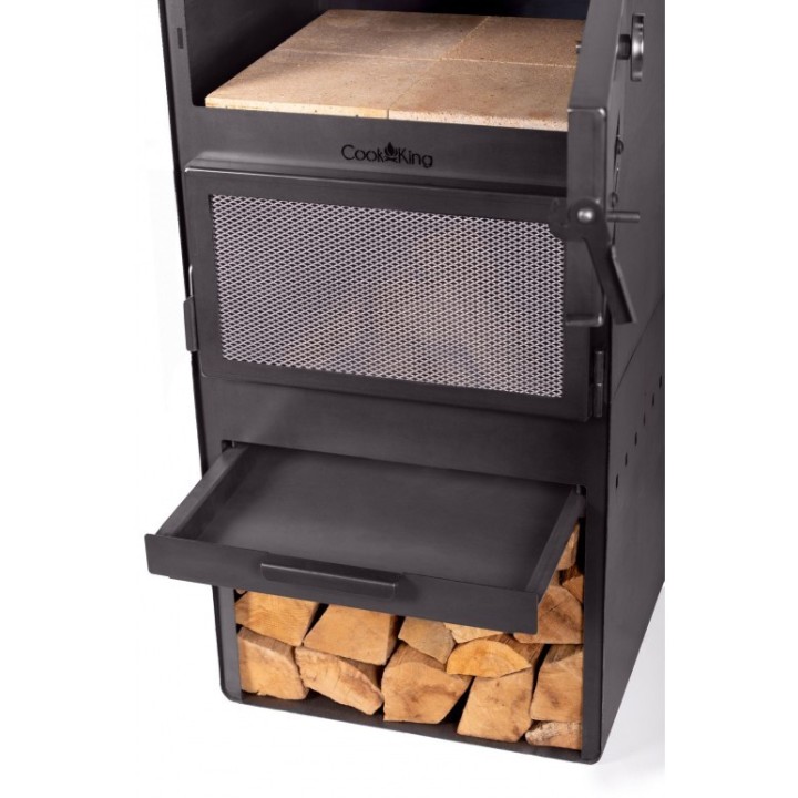Cheminée d'extérieur «VENTO» avec le four pour Cook King - Réf 111501