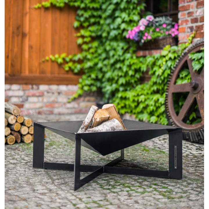Brasero de jardin «CUBA» 70 x 70 cm pour Cook King - Réf 111243