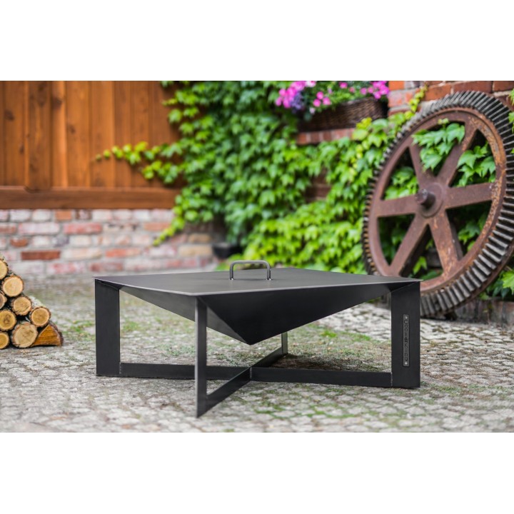 Brasero de jardin «CUBA» 70 x 70 cm pour Cook King - Réf 111243