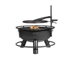 Brasero de jardin avec grille multifonctionnel 80cm «BANDITO» de la grille 60 cm pour Cook King - Réf 111355