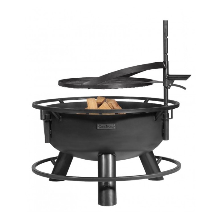 Brasero de jardin avec grille multifonctionnel 80cm «BANDITO» de la grille 60 cm pour Cook King - Réf 111355