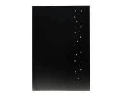Protection murale déco étoiles acier noir isolant à base de silicate STELLA - Réf 560100
