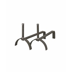 Lot de chenets anthracite pour buches FELIS - Réf 5660680