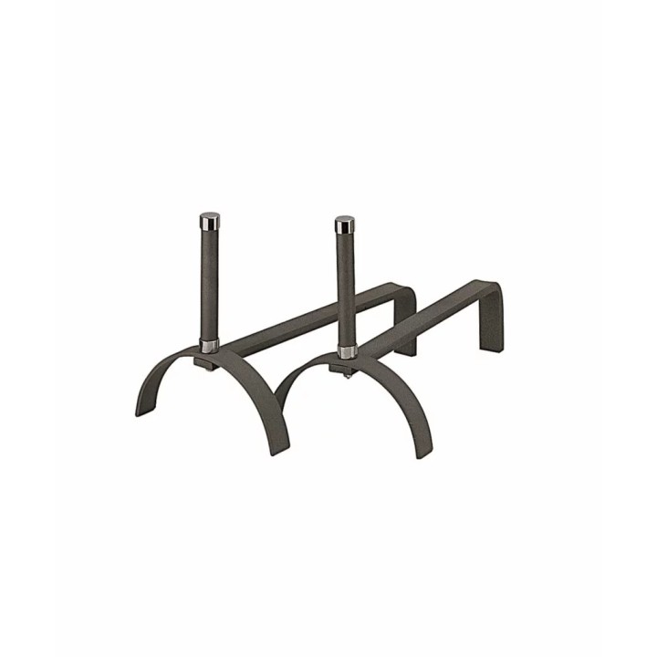 Lot de chenets anthracite pour buches FELIS - Réf 5660680