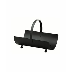 Porte buches noir CELENO - Réf 5650501