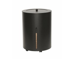Coffre à pellet à roulettes noir POLARIS - Réf 5650153