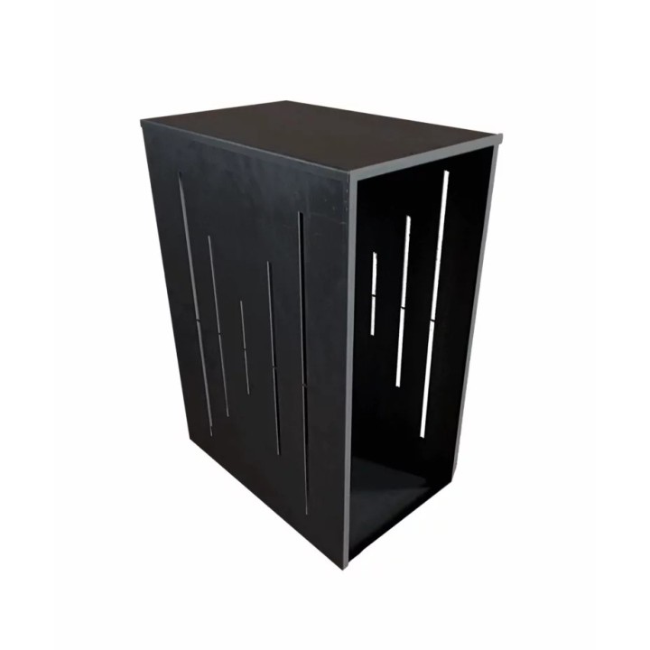 Porte buches noir BECRUX - Réf 561002