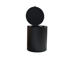 Coffre à pellet noir MENKA - Réf 561003