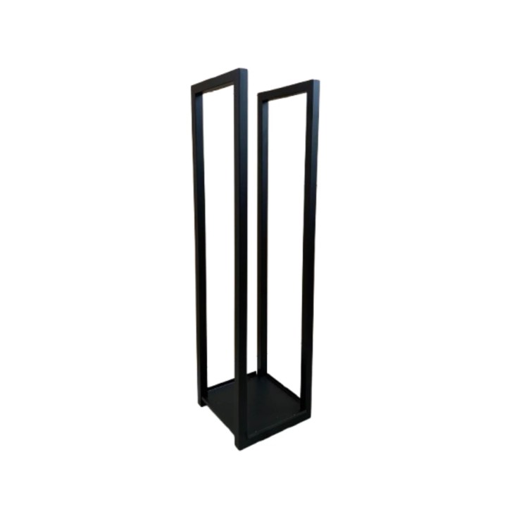 Porte buches noir ISIS - Réf 561001