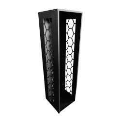 Porte buches noir ZOSCA - Réf 561000