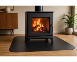 plaque de sol carrée acier noir REGULUS - Réf 5650P100