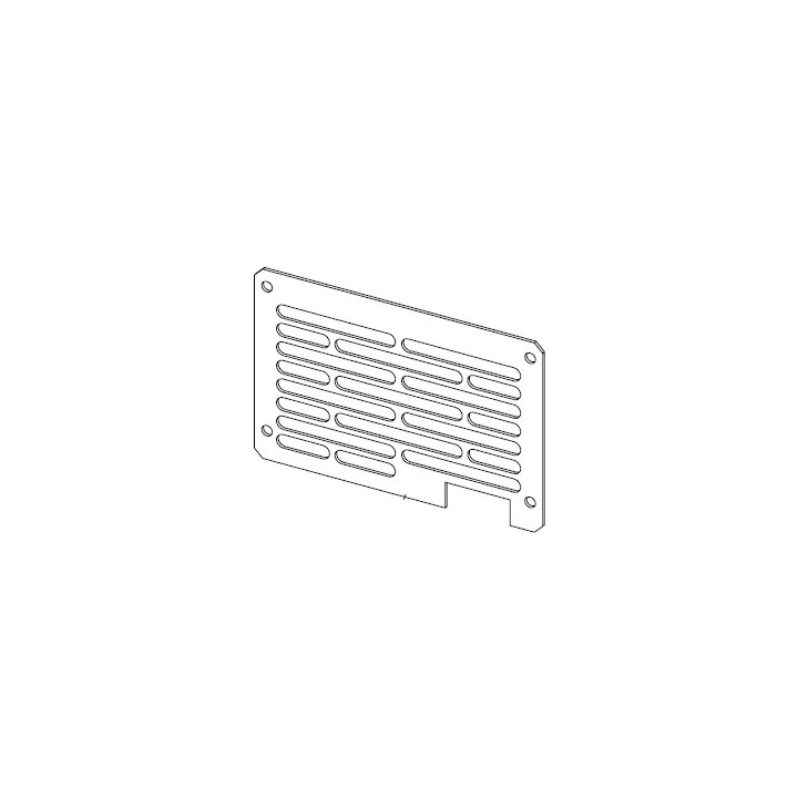 Grille ventilateur à droite pour Poêle à granulés Mcz - Réf 4140230771000