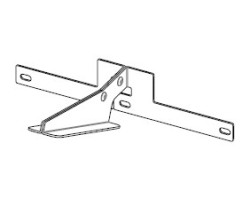 Support de déflecteur Alutec pour Poêle à granulés Mcz - Réf 41402274350