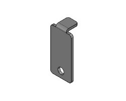 Etrier (2 Pcs) pour Poêle à granulés Mcz - Réf 41402269130