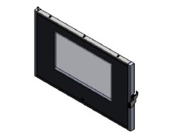 Porte complète pour Poêle à granulés Mcz - Réf 41402268551