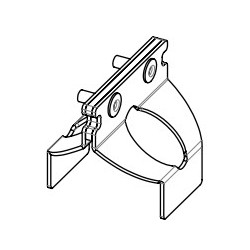 Diaphragme de régulation d'air comburant pour Poêle à granulés Mcz - Réf 41402225950