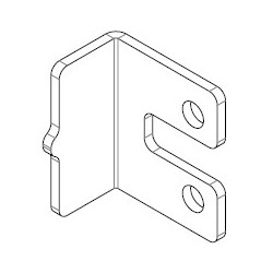 Étrier de verrouillage de porte pour Poêle à granulés Mcz - Réf 4140221953100