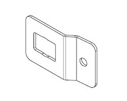 Etrier bougie pour Poêle à granulés Mcz - Réf 41402100331