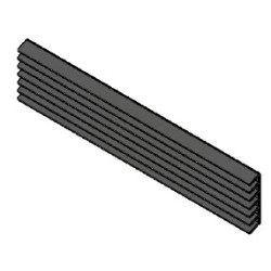 Grille sortie air chaud pour Poêle à granulés Mcz - Réf 4131200381000