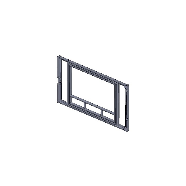 Cadre porte en fonte pour Poêle à granulés Mcz - Réf 4130201380100
