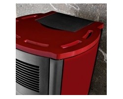 Céramique latérale Bordeaux pour Poêle à granulés Mcz - Réf 412508082