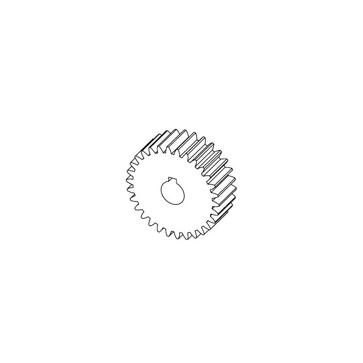 Roue dentée M1,5 DP45 Z30 pour Poêle à granulés Mcz - Réf 41202009200