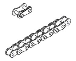 Chaîne à rouleaux pour Poêle à granulés Mcz - Réf 41202004800