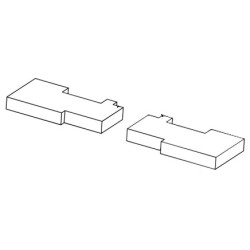 Panneau protection en Calorite (Pcs.2) pour Poêle à granulés Mcz - Réf 41152010500