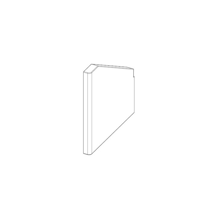 Côté G. en Alutec® pour Poêle à granulés Mcz - Réf 41152010100