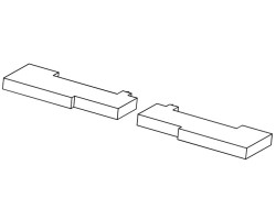 Panneau protection en Calorite (Pcs.2) pour Poêle à granulés Mcz - Réf 41152009600