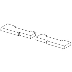 Panneau protection en Calorite (Pcs.2) pour Poêle à granulés Mcz - Réf 41152009600