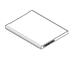 Déflecteur en Alutec (1 pc) pour Poêle à granulés Mcz - Réf 41152007600