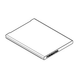 Déflecteur en Alutec (1 pc) pour Poêle à granulés Mcz - Réf 41152007600
