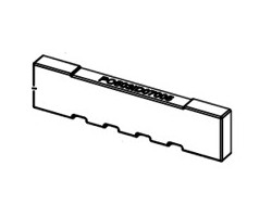 Fond superieur en Alutec pour Poêle à granulés Mcz - Réf 41152005300