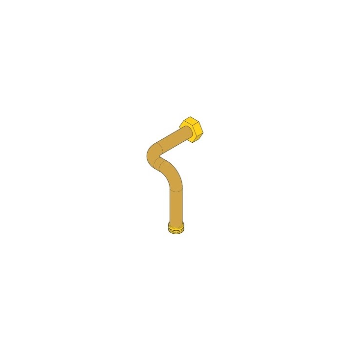 Tuyau de connection à la pompe - avec circulateur à haut remdement - Ref 41501203100 - MCZ - Ersho