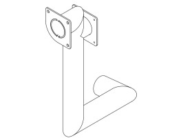 Tuyau aspiration air comburant - Ref 41601805620 - MCZ - Ersho