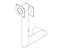 Tuyau aspiration air comburant - Ref 41601803240 - MCZ - Ersho